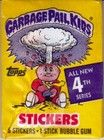 Garbage Pail Kids Sealed Wax Pack 3 4 5 6 7 8 9 10 11 12 13 14 15 U Pick 1986-88