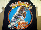 Vintage  70 s Ted Nugent Tour Weekend Warriors Concert Half Sleeve T-shirt
