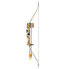 20 Lb Black   Camouflage Camo Archery Hunting Recurve Bow Arrows Compound 40 30