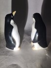 Vintage Otagiri Porcelain Penguin Figurines Pair Japan Ceramic Animals 1980s Omc