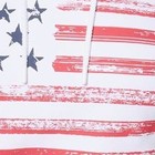Sunnylife Women s Top Sz L Denim   Co  Active Americana Flag French White