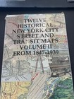 Rare Box Set 12 Historical New York City Street Transit Maps Volume 2 1847 1939