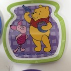 Y2k Zak Designs Disney Winnie The Pooh 4pc Plate   Bowl Set Plastic S8065