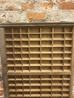 Antique Wooden Printers Drawer Ludlow Hamilton Letterpress Shadow Box Tj10