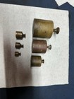 Antique Brass Scale Weights Vintage