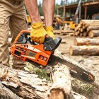 25 4cc Gas Chainsaw 12   Guide Bar Cordless Gasoline Powered Chain Saw 2-cycle