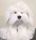 Pottery Barn   Gund 2003  43053 Dreyfus 14 Inch Shaggy Dog Plush Retired