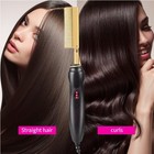 Professional Portable Electric Hair Straightener Ceramic Hot Comb Straightener