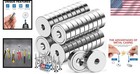Neodymium Magnet Set  36 Count  20 Lbs Strong Round Rare Earth Magnets