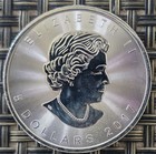 Lot Of 4 Canada Silver 5 Dollar Maple Leaf Coins 1 Oz  2014  2017 Uncirculated