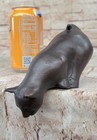 Art Deco Modern Art House Pet Cat Feline Hot Cast Bronze Sculpture Statue Decor