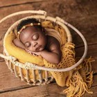 Newborn Photography Props Wrap Soft Knitted Fringe Blanket Neonate Photo Studio