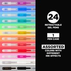Retractable Gel Pens Medium Point Assorted Colors 24