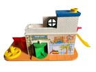 Vintage 1976 Fisher Price Little People Sesame Street Club House  936-2 W  Slide