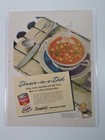 Campbell s Print Ad Original Vintage 1940s Vegetable Soup Hits Spot Tennis 