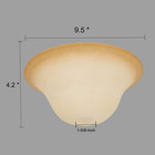 Small Floor Lamp Glass Shade Replacement Globe -fitting Opening 1 625  Elegant S