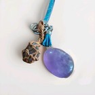 Purple Flourite Palm Stone 