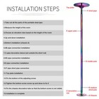 New Colorful Pole Dance Pole For Home 45mm Spin Static Dancing Pole Professional