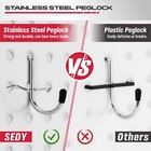Pegboard Organizer Peg Board Hooks 300-piece Hooks For Black