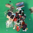 Vtg  Antique Button Lot 10-11 Lbs Sewing Shell Bakelite Plastic Unique Metal Mop