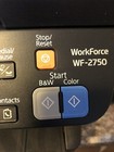 Epson Core Workforce Wf-2750 Printer Fax Scan Copier Wi-fi - Works 4 Ink Cartges