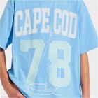 Girls   cape Cod 78  Oversized Graphic T-shirt - Art Class Blue M  see Deal    