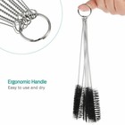 Us Nylon Straw Brush Cleaner Bottle Tube Pipe Small Long Cleaning 10pcs Set