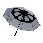 New Callaway Golf Shield Double Canopy 64  Umbrella - Grey   Black