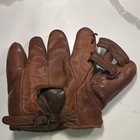 Wilson Vintage 1920   s Leather Baseball Fielders Glove Brown