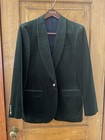 Jcrew Ludlow Blazer Velvet Dark Green 38 Shawl Tuxedo Suit Jacket 38r 