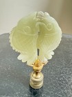 Vintage Chinese Carved Jade Lamp Finial