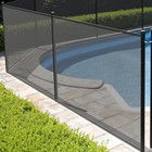 4x12 48 72 108 Ft Safety Pool Fence Removable Mesh Pool Fence For Inground Pools