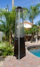 Ng-gt-brz Natural Gas Commercial Glass Tube Patio Heater W wheels  42 000 Btu   