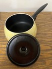 Vintage 1970s Oster Electric Fondue Pot 701-01a Gold Nonstick With 6 Forks