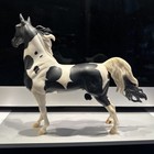 Retired Breyer Horse  1141 Black White Tobiano American Saddlebred Stallion