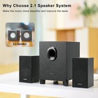 Computer Speakers For Desktop Pc Usb Wired With Subwoofer Usb Powered Clearance