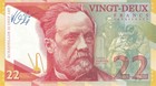 Matej Gabris France 22 Francs 2022 Unc Pasteur Fantasy Banknote Sign Mg 000000