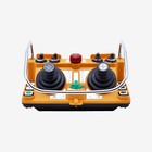 Radio Remote Control Of F24-60 Electric Hoist With Control Lever For Tower Crane