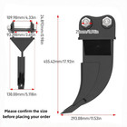 Ripper Attachment For Mini Excavator Digger Heavy Duty Attachment Free Shipping