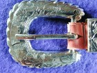 Vintage Pre-owned 4 Piece Ranger Belt Buckle Set Sterling Silver Marked