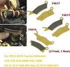 Front  rear Brake Pads For Can-am Outlander Efi Xt Xt-p Xmr Dps Max Xt xt-p  Xmr