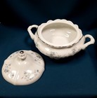 Replacement Johann Haviland Blue Garland Germany  Lidded Serving Bowl Euc 