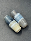2 Beautiful Ancient Agate Stone Bead With Eye Perfect Over 2500 Years Old
