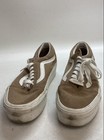 Vans Old Skool Platform Tan Suede Sneakers Women s Size 8 Men s 6 5