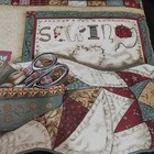 4 Rolls Imperial Leslie Beck Sewing Quilting Wallpaper Border  Prepasted 172901