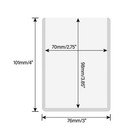 25-200x 3 x4  Pvc Card Protectors Card Sleeves 55 75 100pt For Trading Game Card