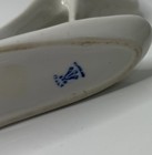 Vintage White Porcelain Peacock Pair     Marked European Figurines