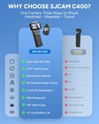 Sjcam C400 Vlogging Combo 4k Pocket Handheld Camera Action Camera Touch Screen
