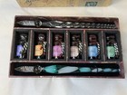 The Writing Collection - Palette For Pens   Glass Calligraphy Pen   Ink Set  Nib