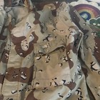 Vintage Us Military Desert Storm Camo Combat Coat Large Regular Chocolate Chip